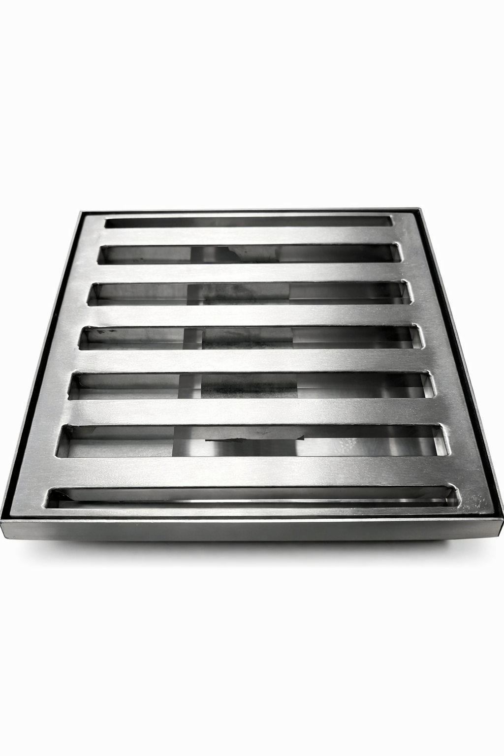 Conjunto industrial de ralo quadro em aço inox